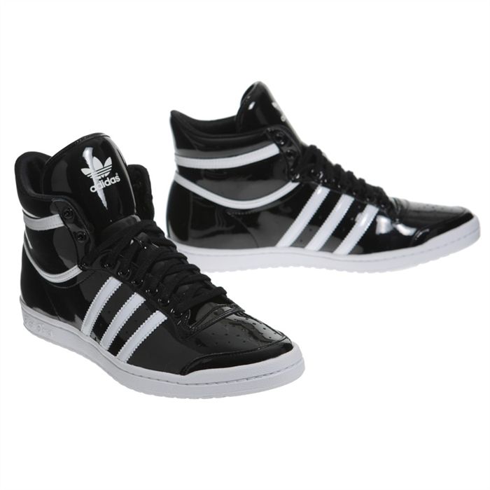 Réduction de prix Noir adidas baskets top ten hi femme Se Unisex Cuir