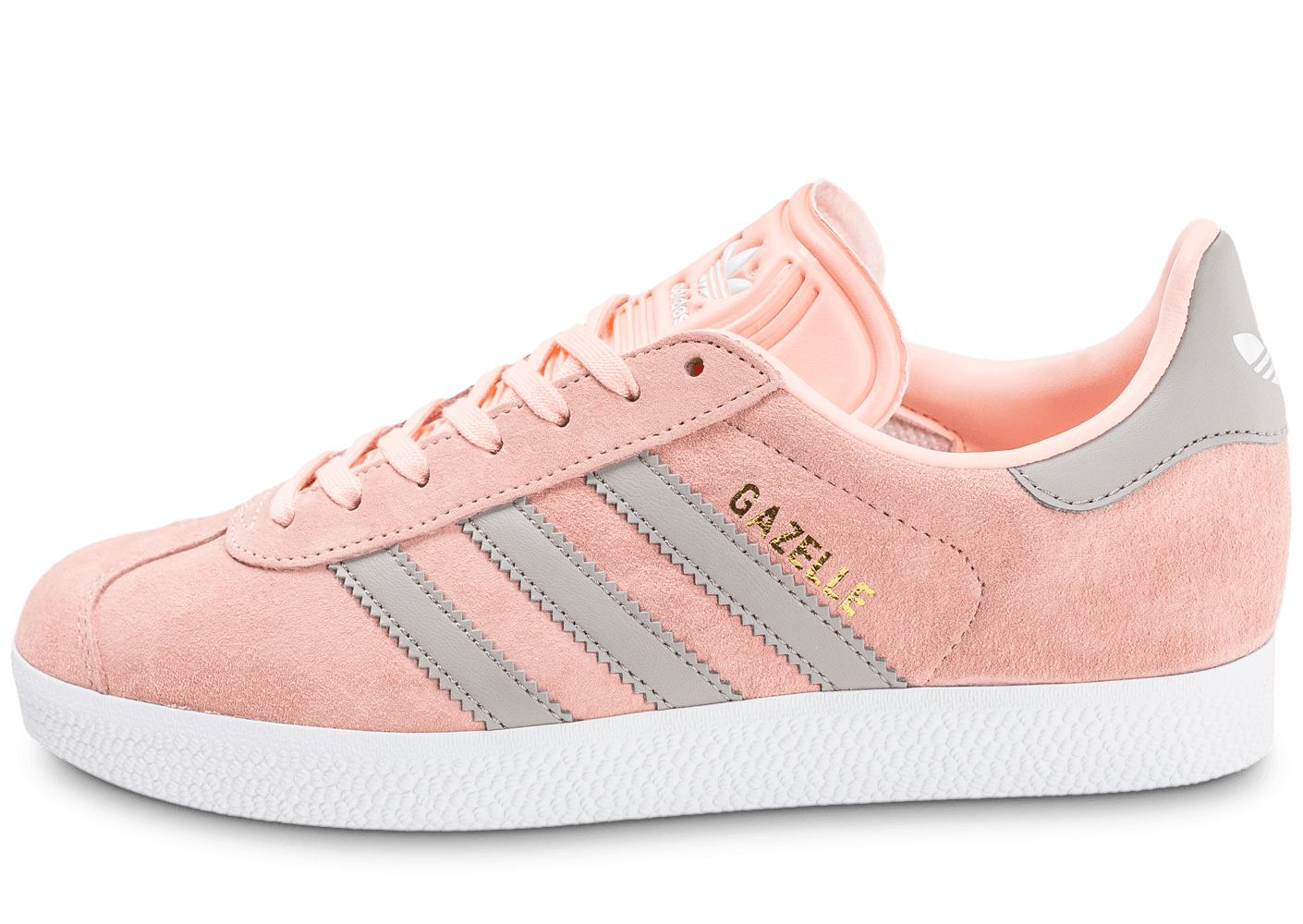 adidas gazelle rose blanc