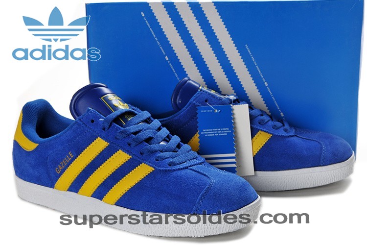 RÃ©duction de prix Noir adidas gazelle homme bleu jaune Se Unisex Cuir Baskets - si-marigny.fr