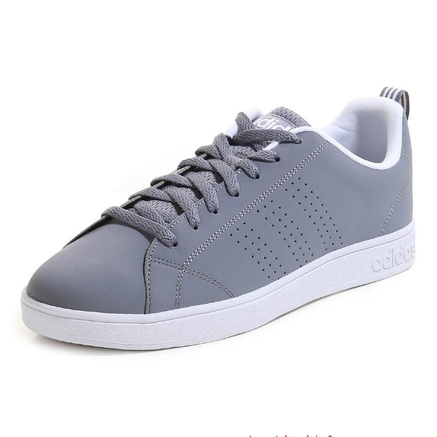 RÃ©duction de prix Noir adidas neo homme gris Se Unisex Cuir Baskets - si-marigny.fr