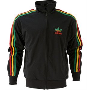 veste adidas rouge jaune vert