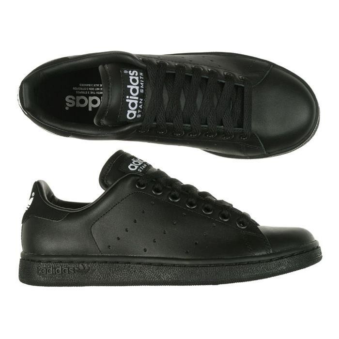 stan smith blanche noire