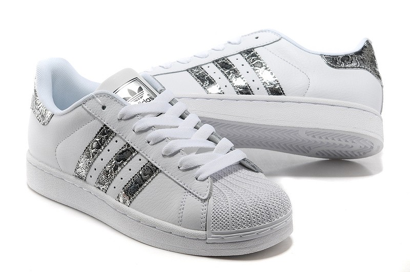 adidas superstar argent femme