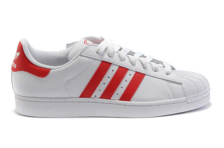 superstar adidas rouge et blanche