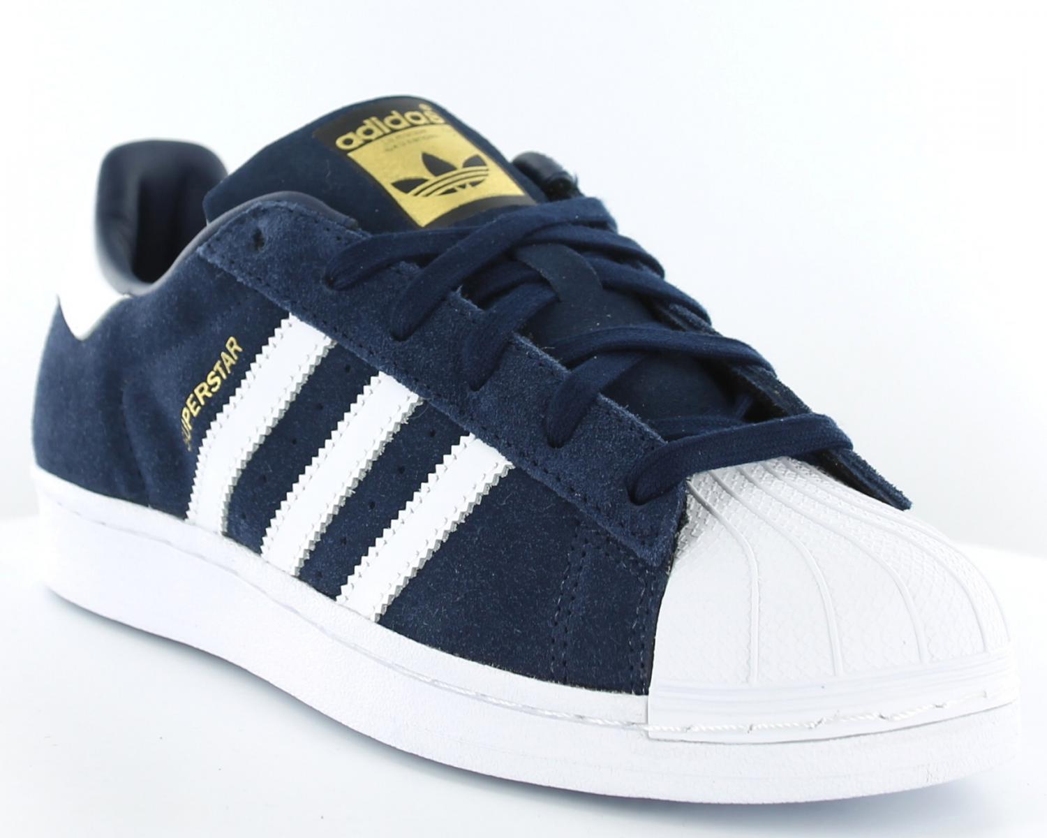 RÃ©duction de prix Noir adidas superstar bleu pas cher Se Unisex Cuir Baskets - si-marigny.fr