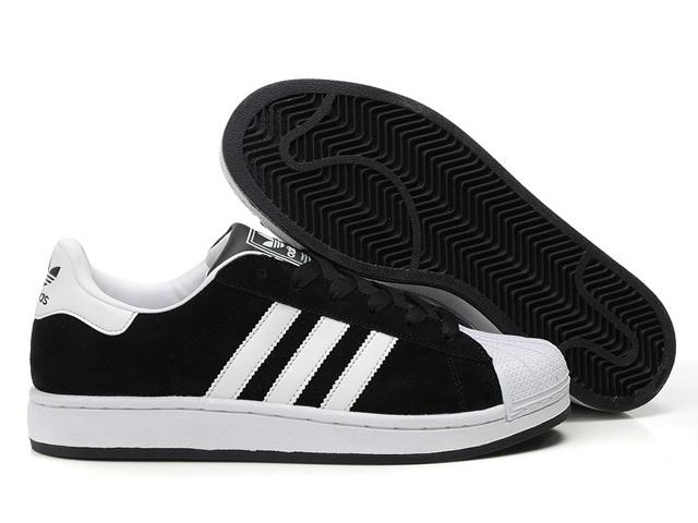 R?�duction de prix Noir adidas superstar courir femme Se Unisex Cuir Baskets - si-marigny.fr