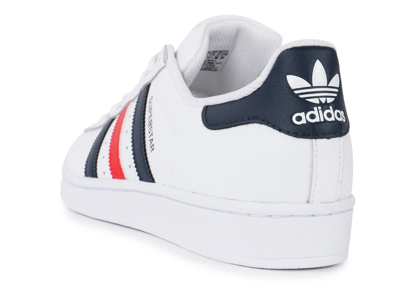 adidas superstar bleu rouge