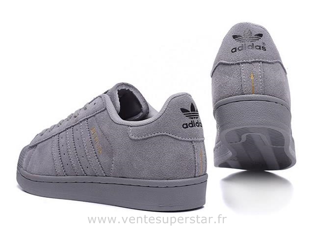 chaussure adidas superstar grise