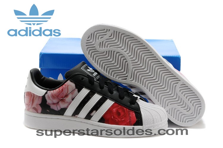 adidas superstar noir blanc or