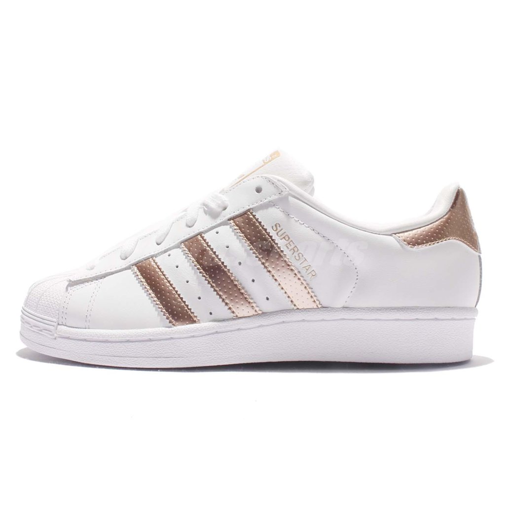 adidas superstar blanche et rose gold