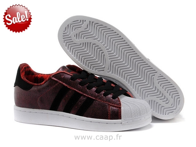 adidas superstar rouge et blanche