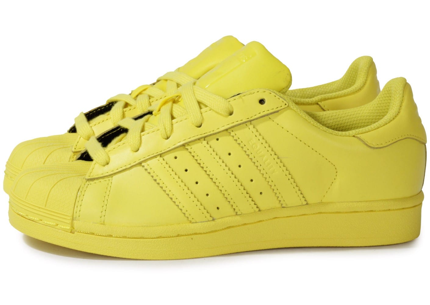 adidas superstar slip on Jaune femme