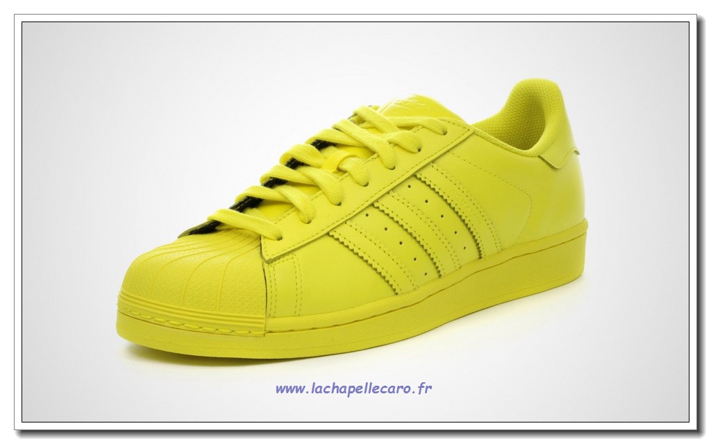 adidas superstar slip on Jaune femme