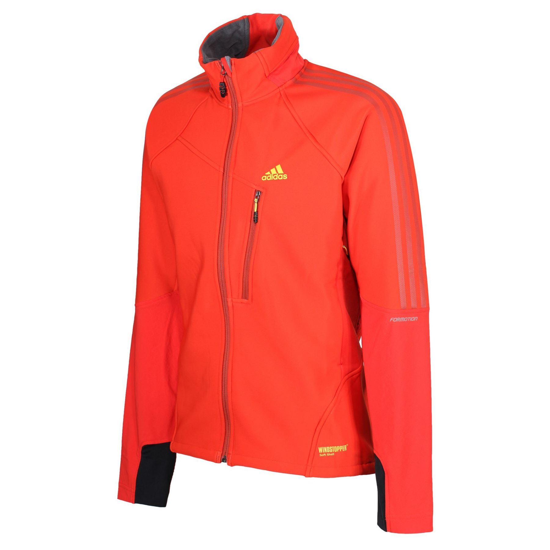 veste orange adidas