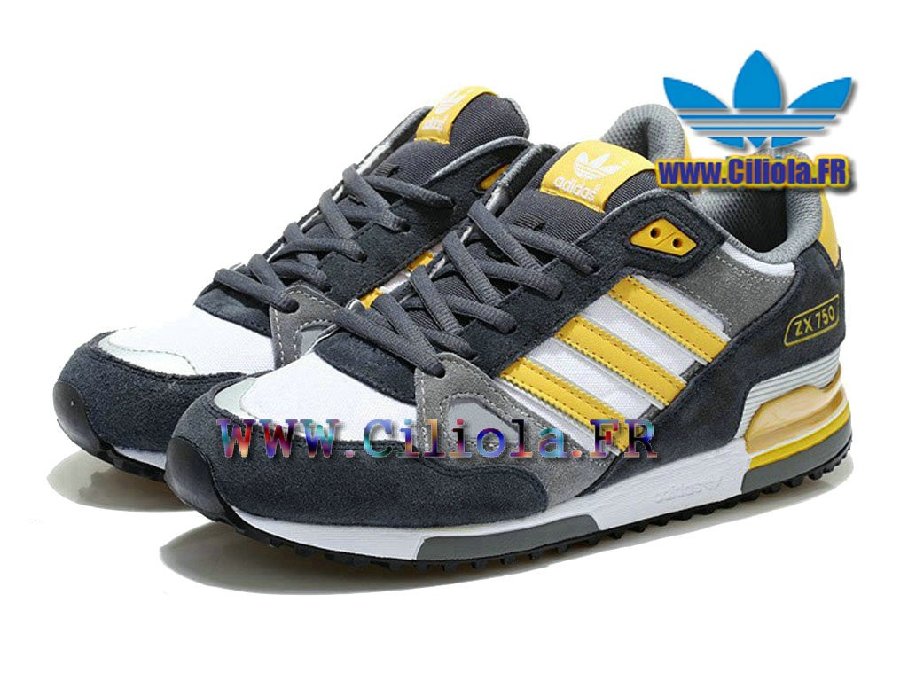 RÃ©duction de prix Noir adidas zx 750 jaune Se Unisex Cuir Baskets - si-marigny.fr