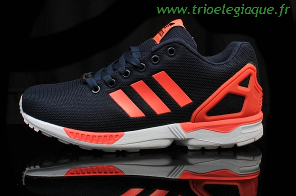 zx flux orange noir