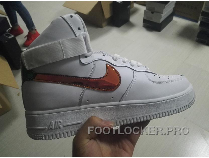 RÃ©duction de prix Noir air force one nike foot locker france Se Unisex Cuir Baskets - si-marigny.fr