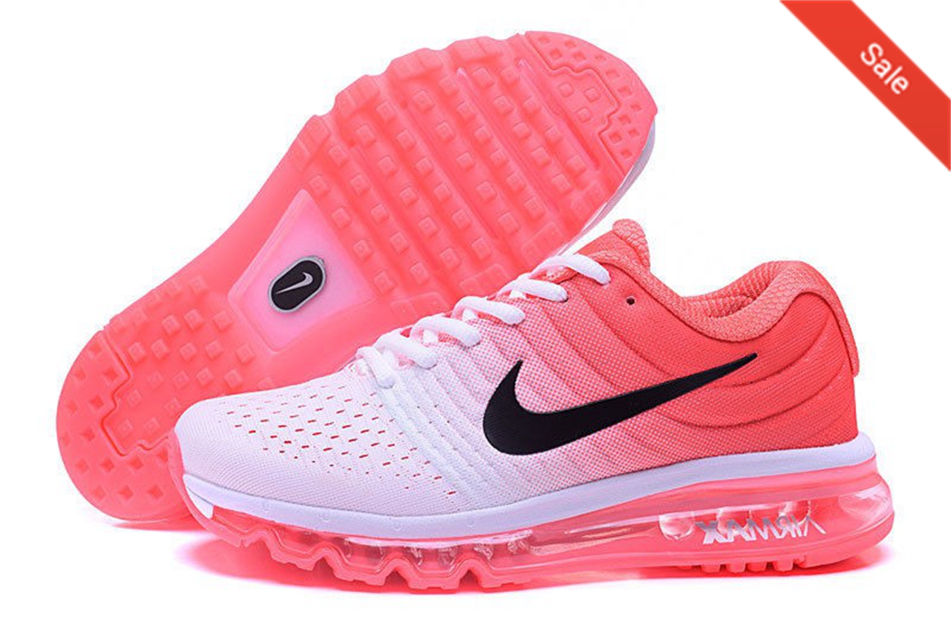 Réduction de prix Noir air max 2017 femme rose et blanche Se Unisex
