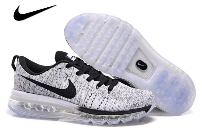 nike flyknit air max blanche