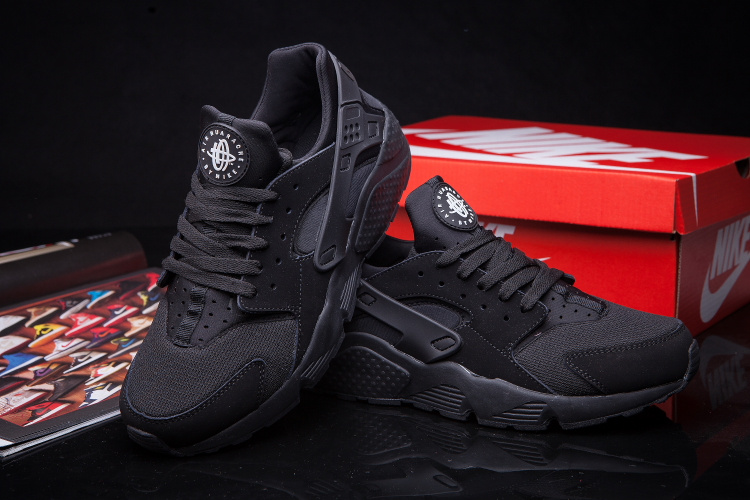 huarache noir cuir