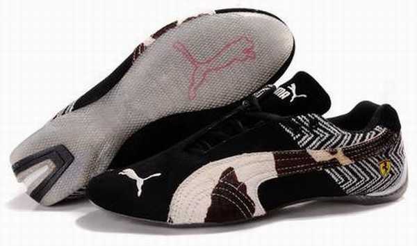 puma mostro cuir noir
