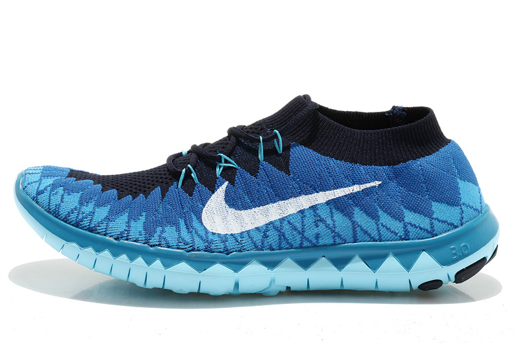 nike flyknit free homme bleu