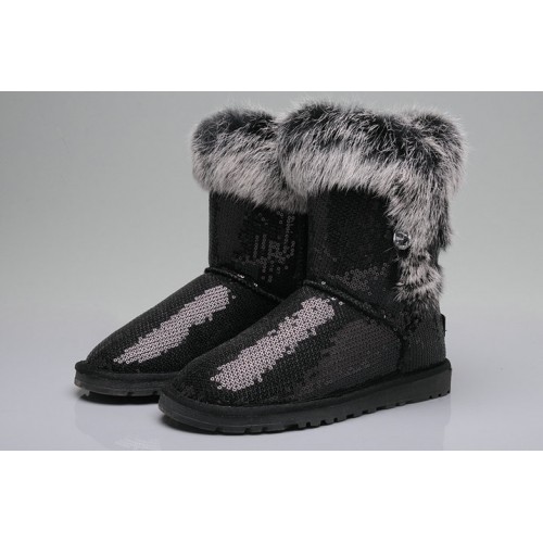 ugg femme noir paillette